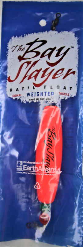 Comal Bay Slayer Cigar Rattle Float 3" Red