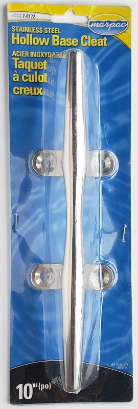 Marpac 10" Stainless Steel Hollow Base Cleat 7-0172