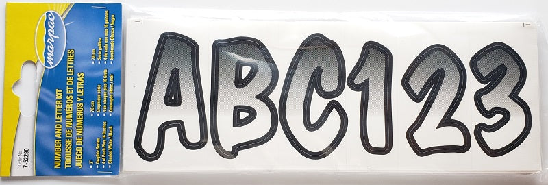 Marpac 3" Number and Letter Kit