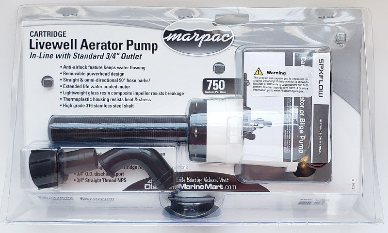 Marpac Cartridge Livewell Aerator Pump 7-2216