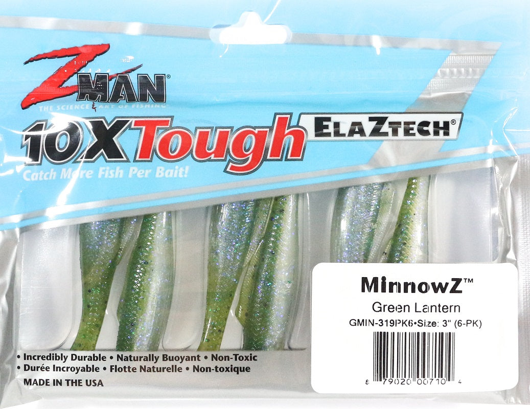 Z-Man MinnowZ 3" Green Lantern GMIN-319PK6