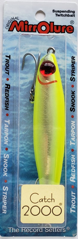 MirrOlure Catch 2000 Suspending Twitchbait 20MR-CH