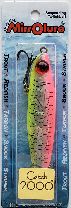 MirrOlure Catch 2000 Suspending Twitchbait S20MR-EC