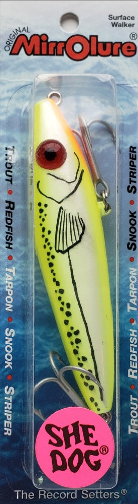 MirrOlure She Dog Surface Walker 83MR-CHPR