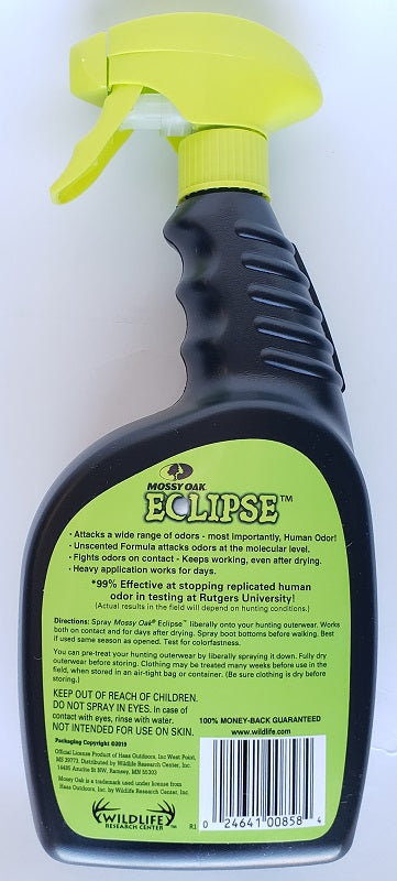 Mossy Oak Eclipse Scent Destroying Formulation 858