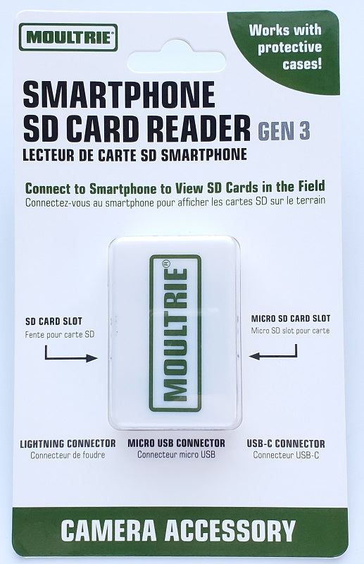 Moultrie Smartphone SD Card Reader Gen 3 MCA-13488