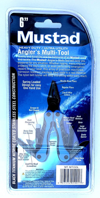 Mustad 6in Heavy Duty Ultra-Utility Angler's Multi-Tool