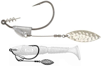 Owner Flashy Swimmer Willow Blade Hooks