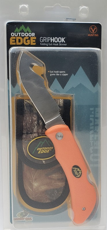 Outdoor Edge Grip Hook Blaze Folding Knife GHB-50C