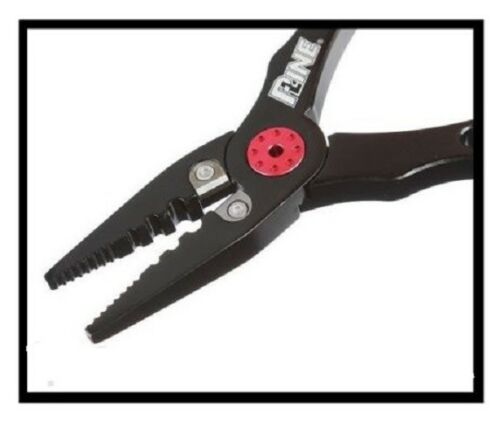 P-Line 6.5" Aluminum Fishing Pliers With Holster Black PAP65-BRD