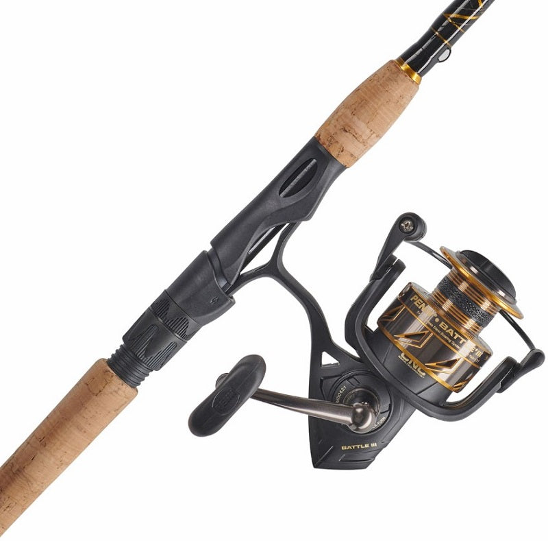penn battle spinning reel 3000 Penn Battle III 3000 Spinning Reel and Rod Combo BTLlll3000701ML
