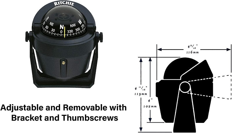 Ritchie Navigation Explorer Flush Mount Compass F-50