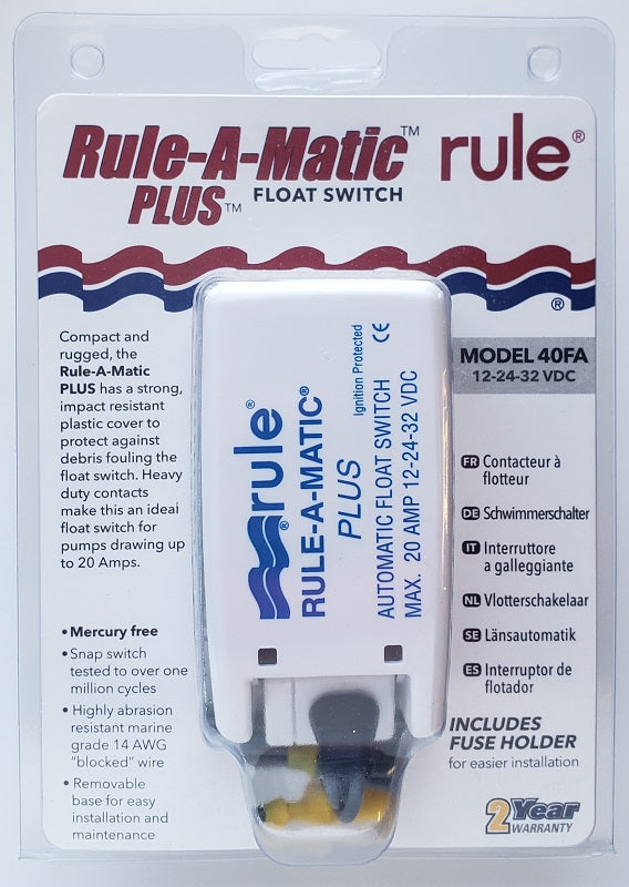 Rule-A-Matic Plus Float Switch 40FA