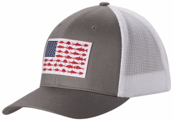 Columbia PFG Fish Flag Mesh Snap Back