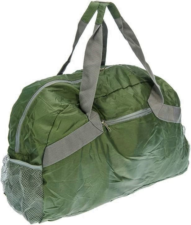 compact travel duffel bag SE Collapsible Duffel Bag Green BG-DB103OG