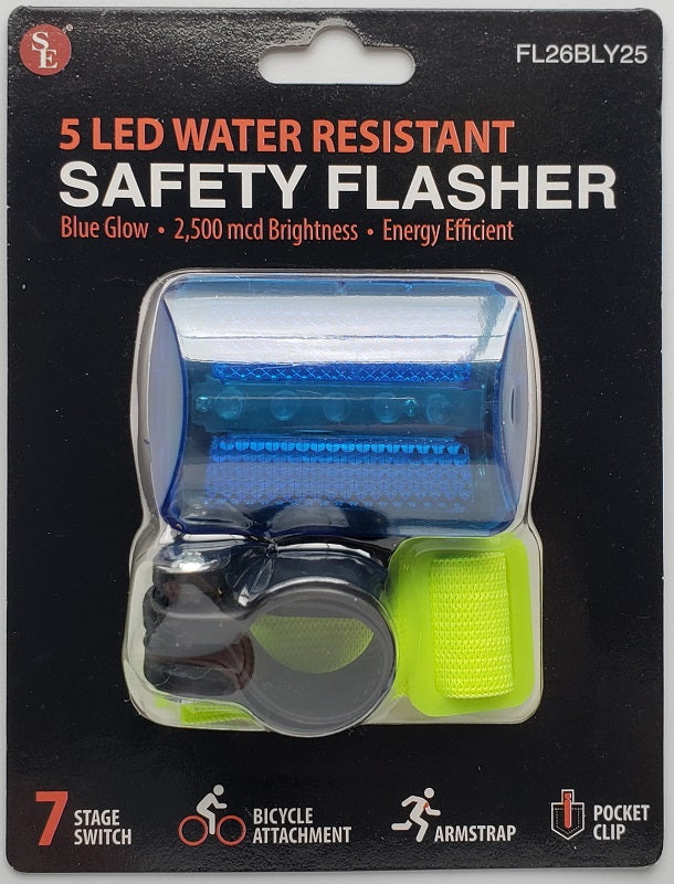 SE Safety Blue Flasher FL26BLY25