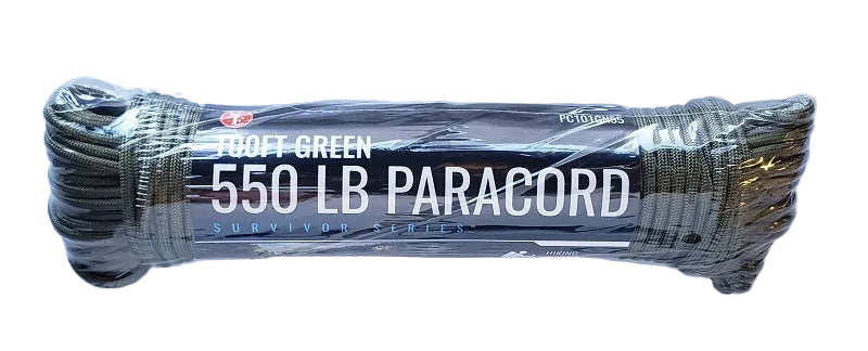 SE Survivor Series 550 Green Paracord 100ft PC101GN55