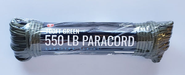 SE Survivor Series 550 Green Paracord 100ft PC101GN55 3