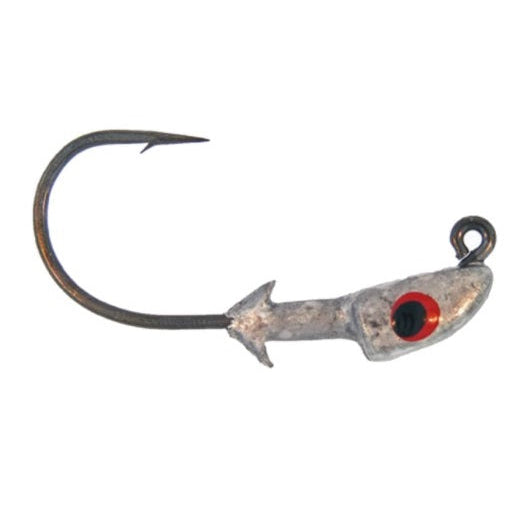 Saltwater Assassin Pro Elite Jigheads Lead/Red Eye 1/4oz 3pk