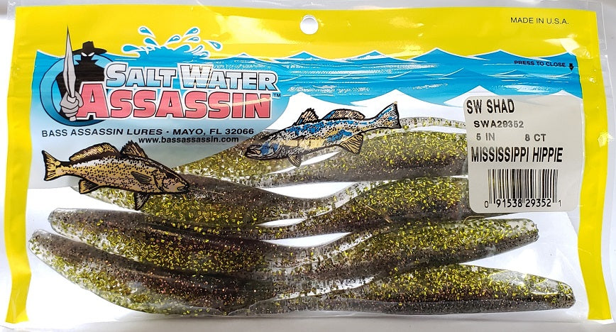 SaltWater Assassin Shad Mississippi Hippie