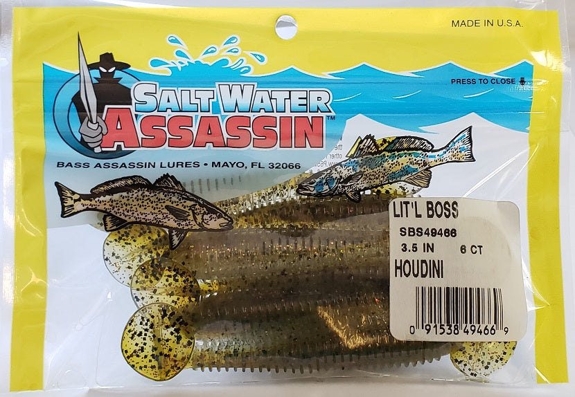 SaltWater Assassin Lit'l Boss Houdini 3-1/2"