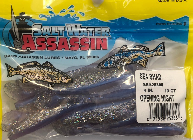 SaltWater Assassin Sea Shad Opening Night 4 10pk
