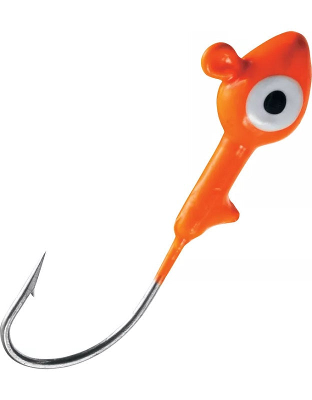 Sea Striker Got-Cha Jig Heads Orange 1/4oz 10pk