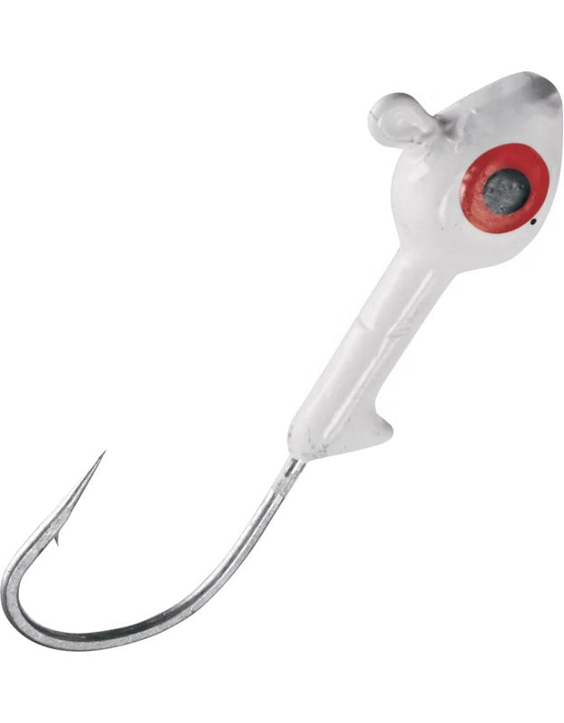 Sea Striker Got-Cha Jig Heads White 1/8oz 10pk