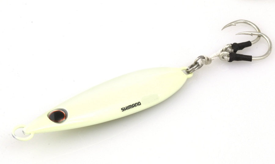 Shimano Flat-Fall Butterfly Jigs Super Glow BFLFF200SG