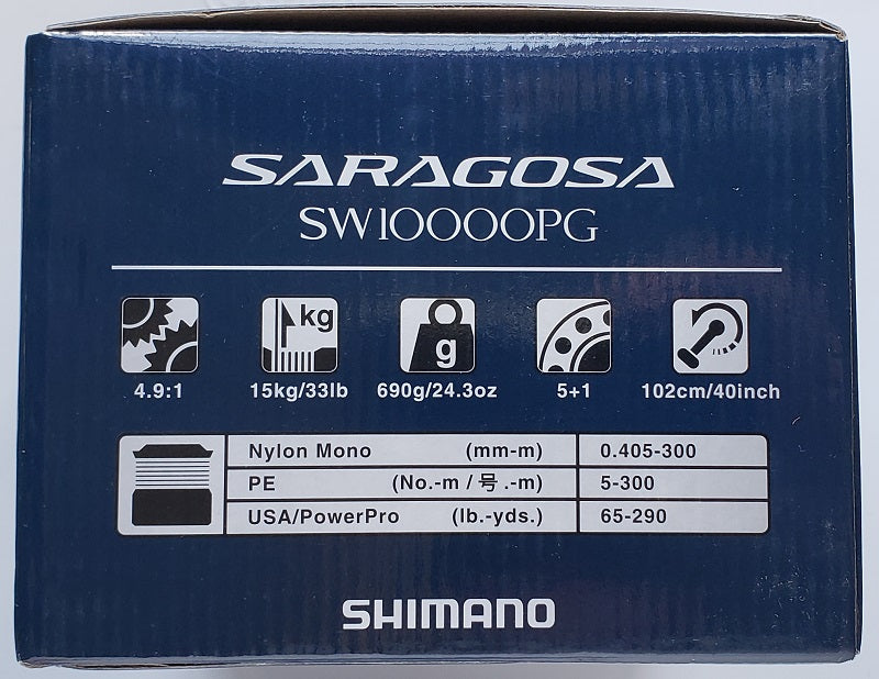 Shimano Saragosa SRG10000SWAPG Spinning Reel