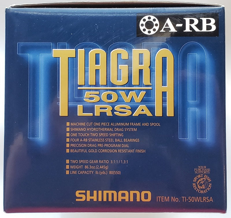 Shimano Tiagra Two-Speed Conventional Reel TI50WLRSA