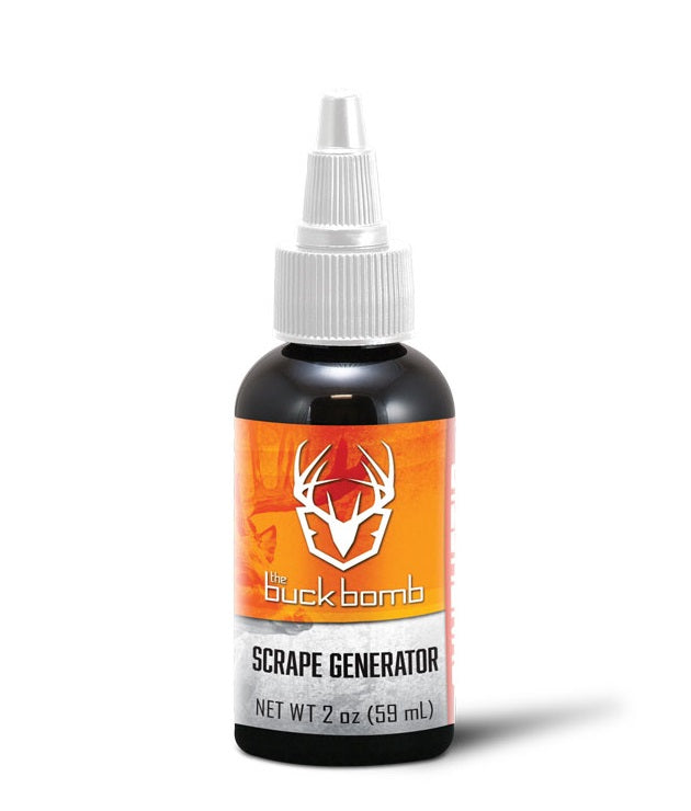 The Buck Bomb Synthetic Scrape Generator 2oz Liquid w/ Wicks