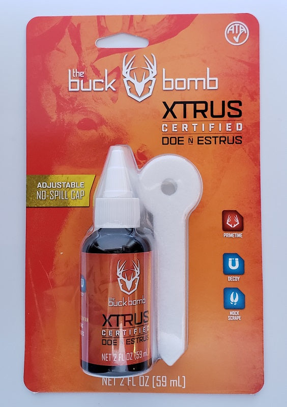 The Buck Bomb XTRUS Certified Doe N Estrus 2oz w/ Wicks