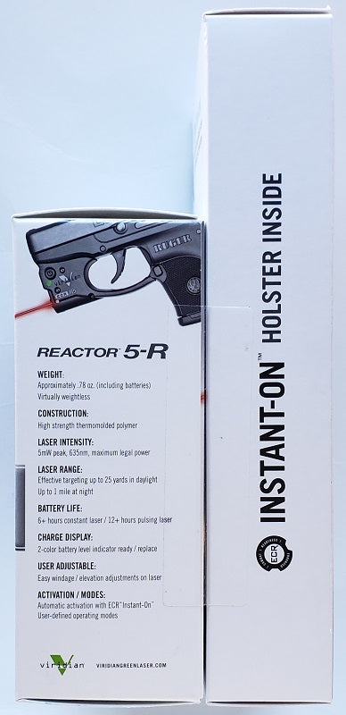  Viridian Reactor 5-R Red Laser Sight for Glock 42 w/ Holster R5-R-G42