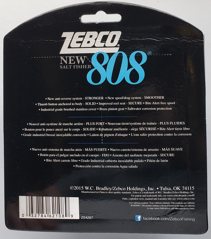 Zebco 808® Salt Fisher Spincast Reel ZS4267