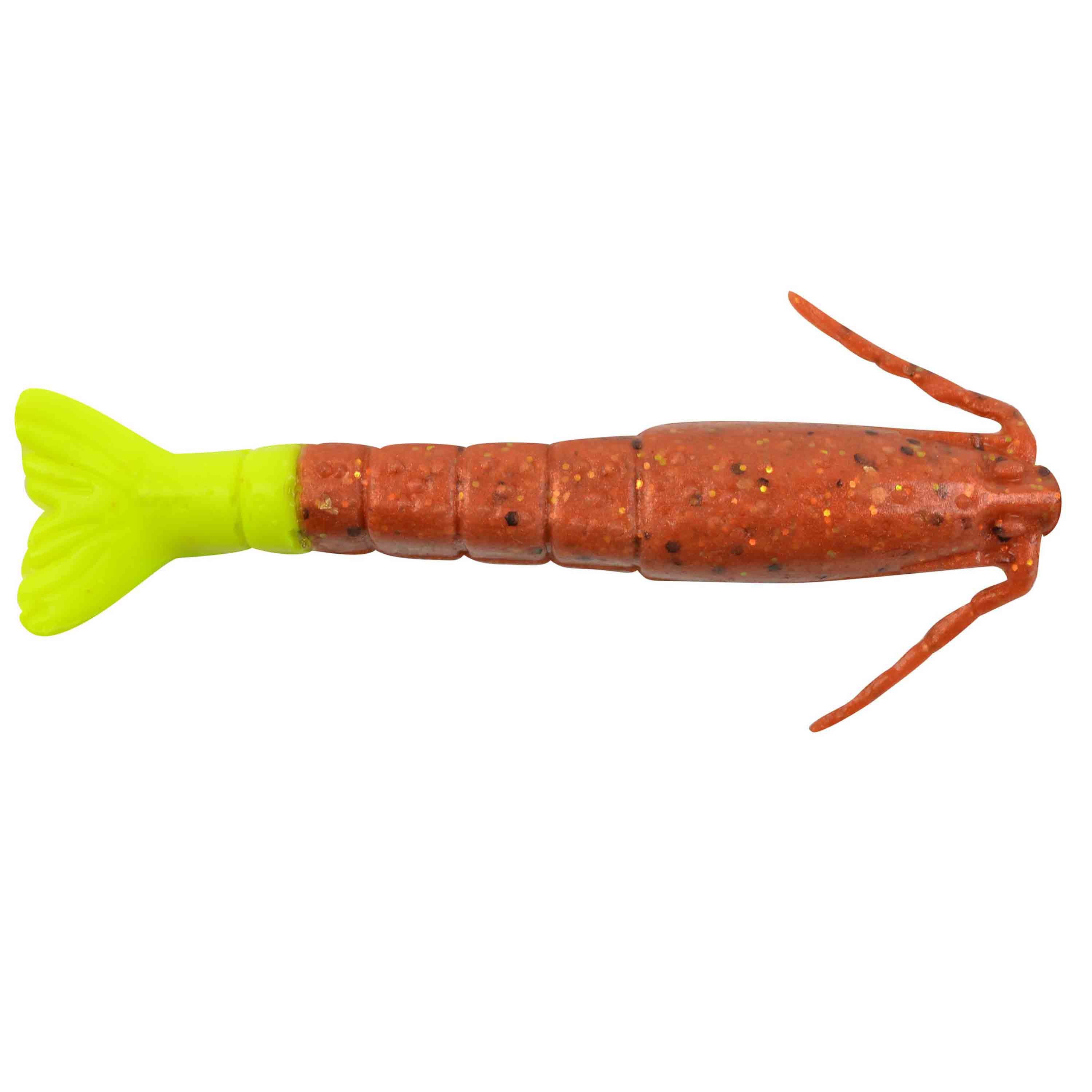 Berkley Gulp! Shrimp New Penny/Chartreuse 3" 6pk