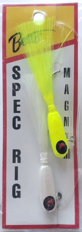 Betts Spec Rig Magnum 1/4 oz White/Yellow