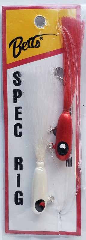 Betts Spec Rig Magnum 1/4 oz White/Red