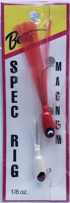 Betts Spec Rig Magnum 1/8 oz White/Red