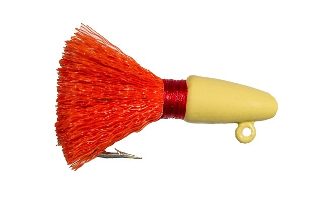 BOONE Pompano Jig Cream/Orange 1/4oz 3pk