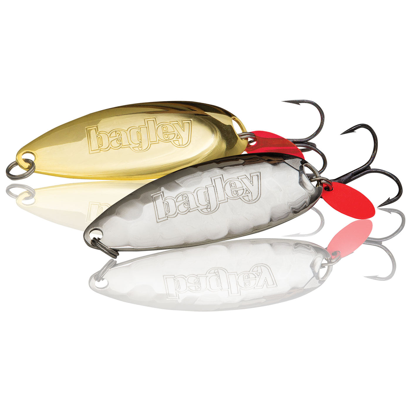 Bagley Bright Casting Spoons Red Tab