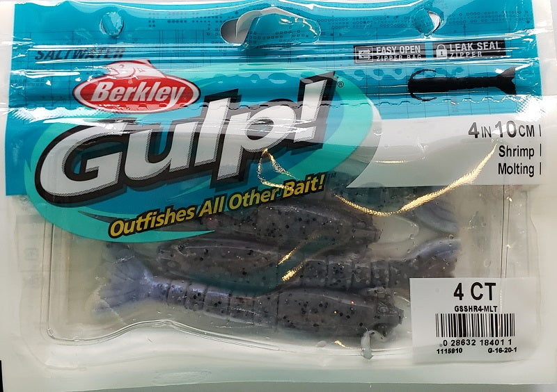 Berkley Gulp! Shrimp Molting 4" 4pk
