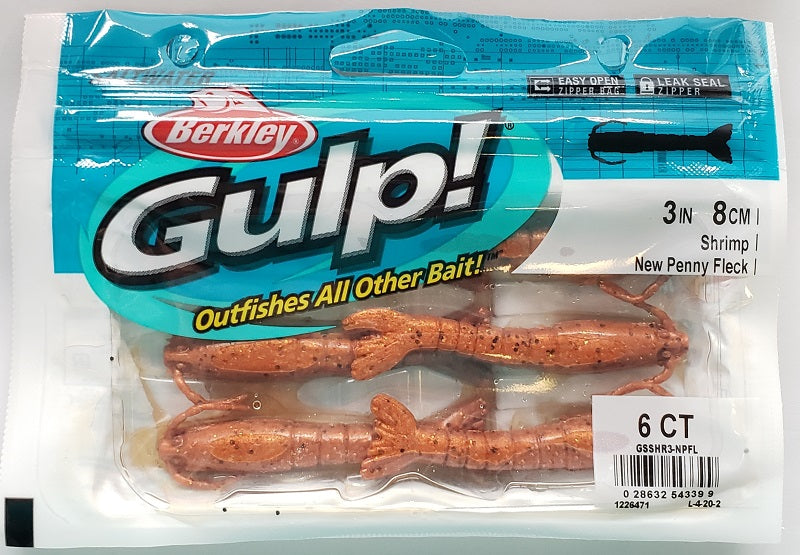 Berkley Gulp! Shrimp New Penny Fleck 3"