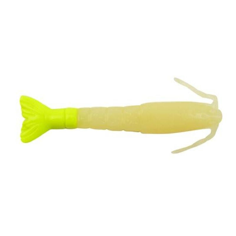 Berkley Gulp! Shrimp Glow/Chartreuse 3"