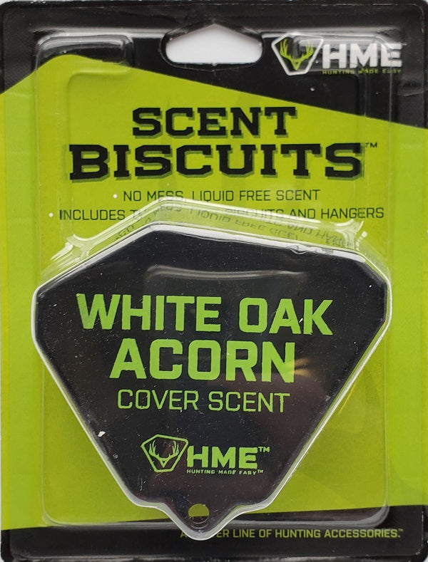 HME Scent Biscuit White Oak Acorn Cover Scent 3 pack HME-WAF-ACR