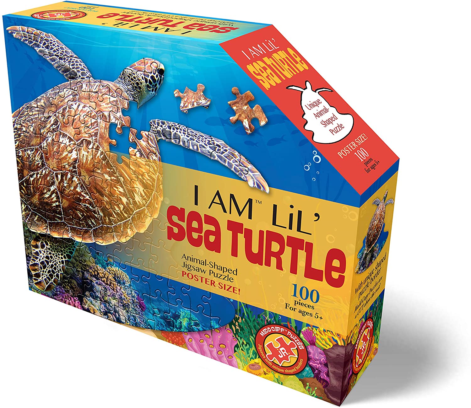 Madd Capp Puzzles 100 piece I Am LiL' Sea Turtle