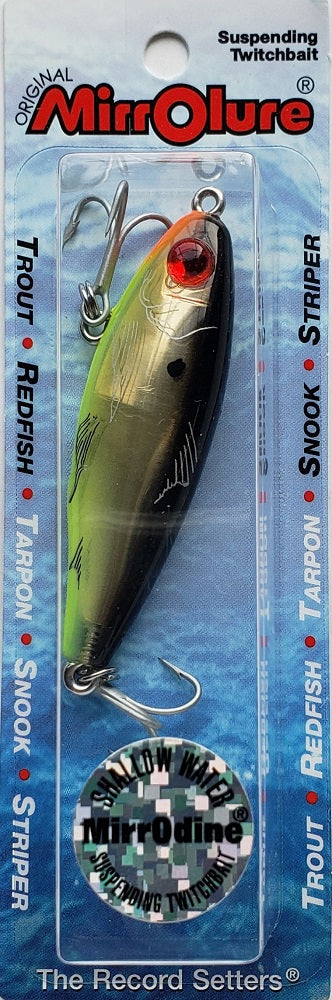 MirrOlure MirrOdine Suspending Twitchbait 17MR-BKGCH