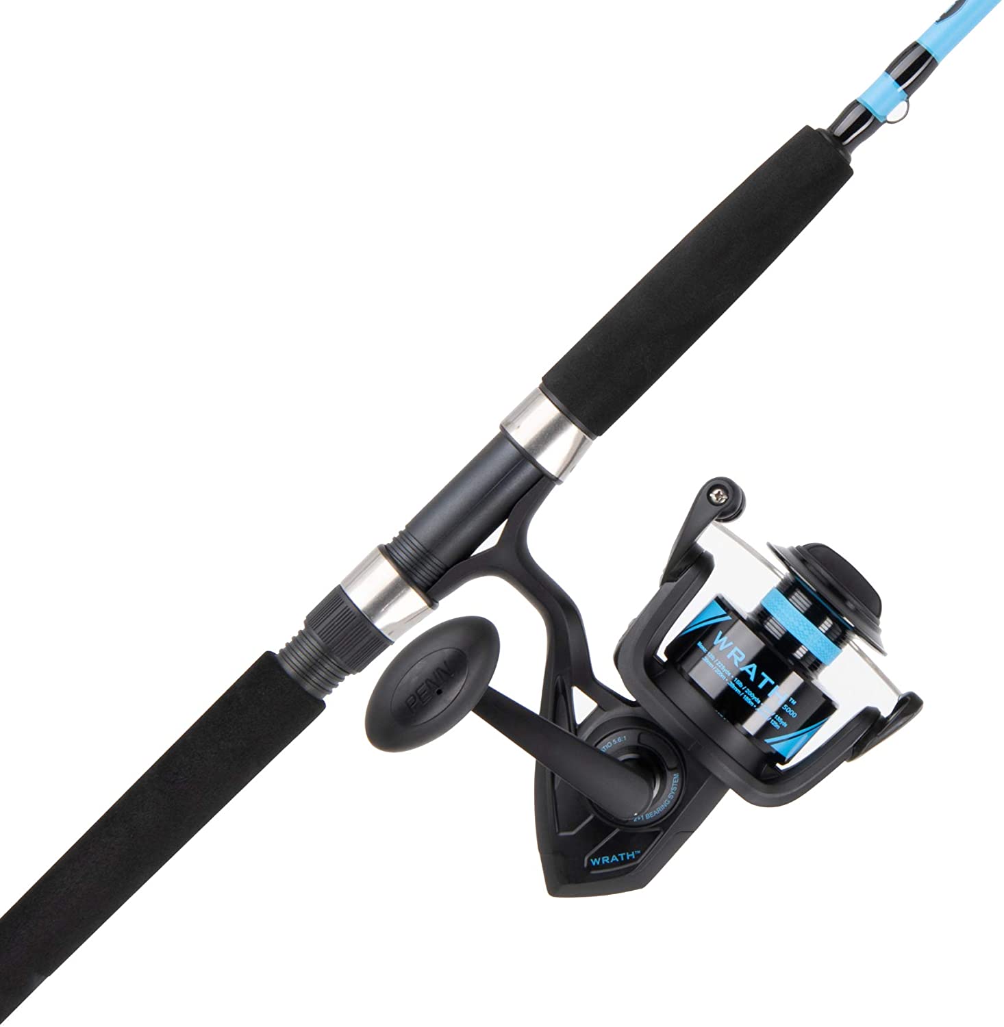 Fishing Rods Penn Snapper Combo PENN Wrath 5000 Spinning Reel And