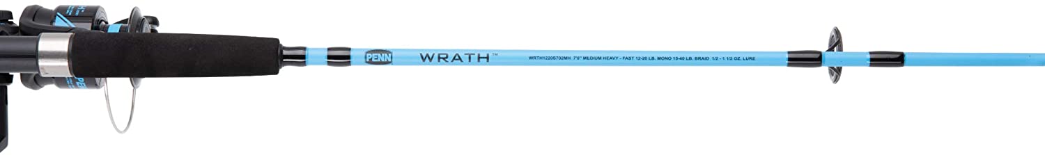PENN Wrath 5000 Spinning Reel and Rod Combo WRTH5000802MH