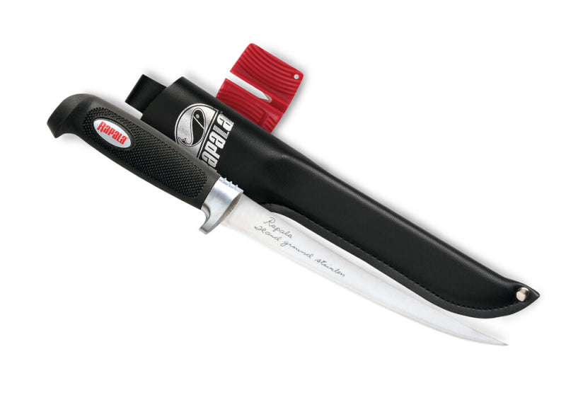 Rapala 6" Soft Grip Fillet Knife With Sheath